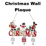 Christmas Wall Plaque 21cm - mdf